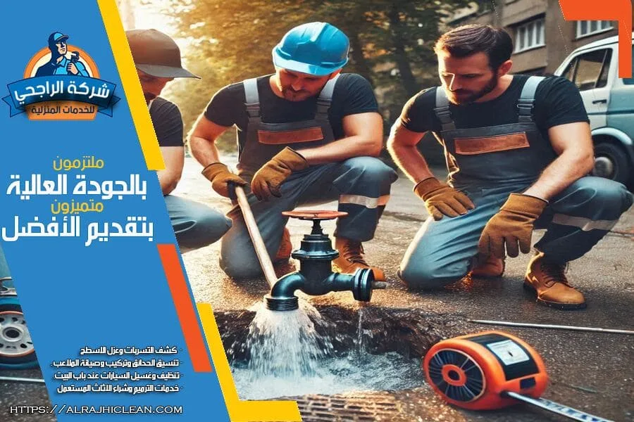 كشف تسريبات المياه تحت الارض في الخبر