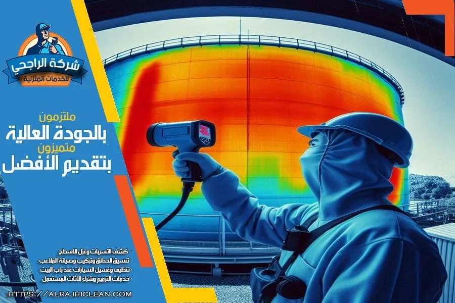 كشف تسربات مياه الخزانات في الاحساء بدون تكسير