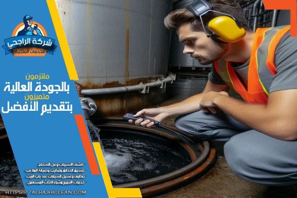 كشف تسربات خزانات المياه في الاحساء