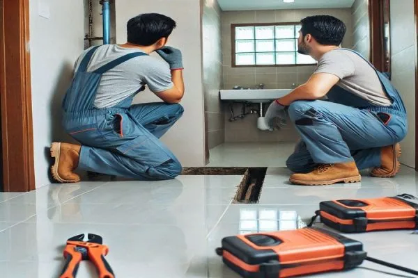 علامات تدل على وجود تسرب مياه في الحمام أو المطبخ