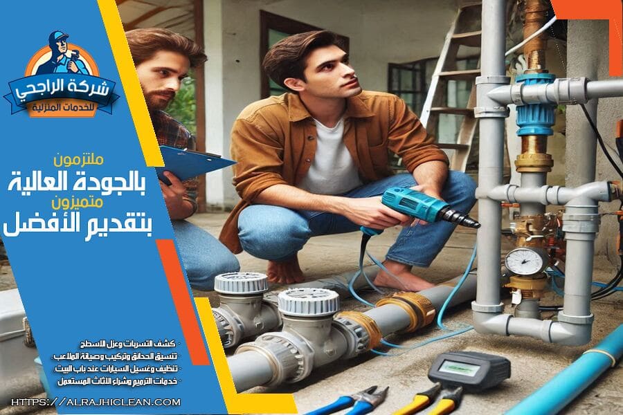 علاج تسرب المياه من المواسير