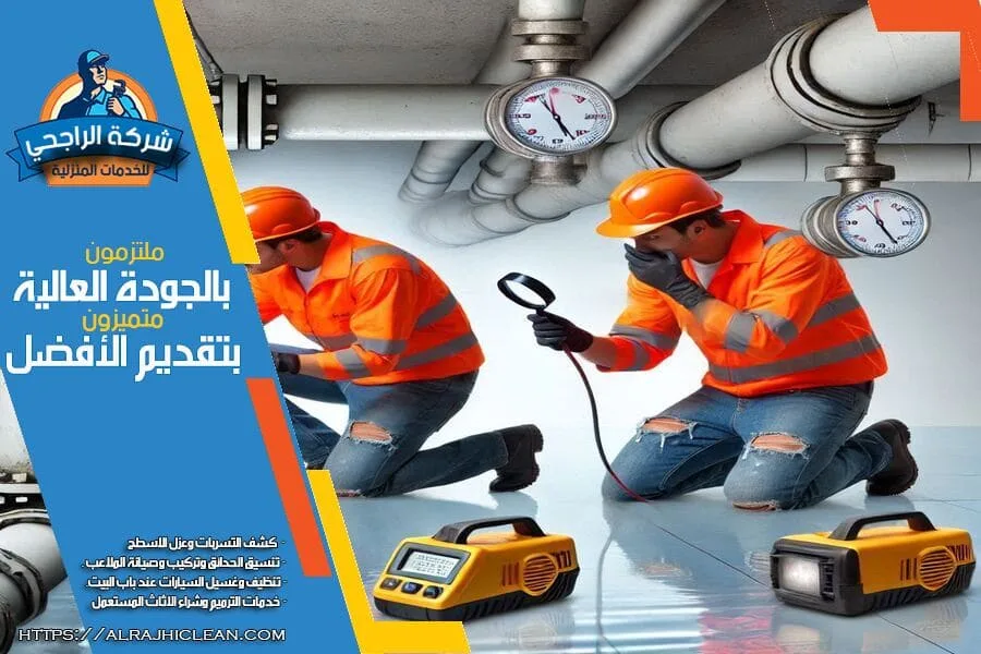 فحص واصلاح تسريب المياه براس تنورة