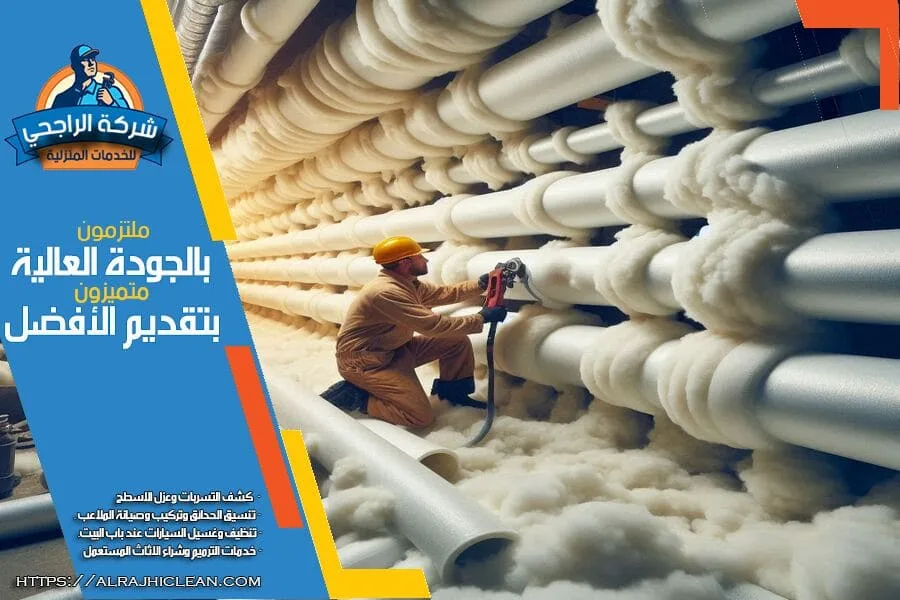 عزل المواسير بالفوم في الاحساء